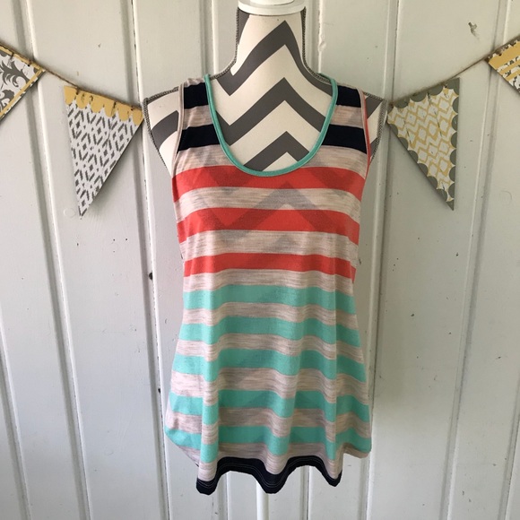 Julie’s Closet Maternity Tops - Julie’s Closet Stripe Maternity Tank Top